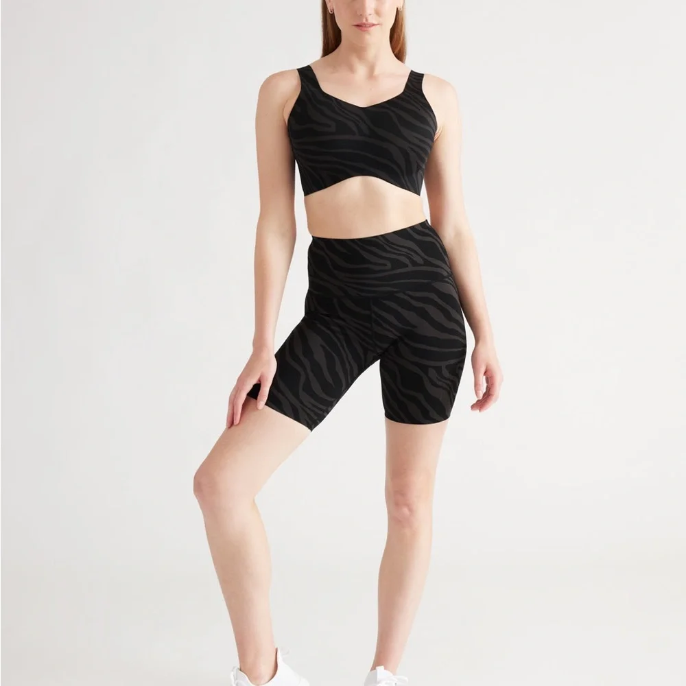 Knix Catalyst Sports Bra Size 6 Zebra NWT - Picture 3 of 8